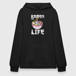 Худи SuperOversize хлопок Ramen life