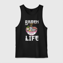 Мужская майка хлопок Ramen life