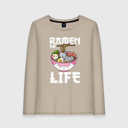 Женский лонгслив хлопок Ramen life