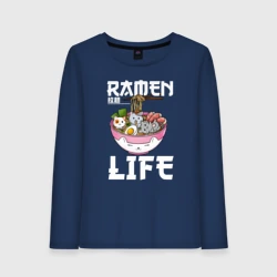 Женский лонгслив хлопок Ramen life