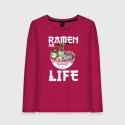 Женский лонгслив хлопок Ramen life