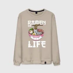 Мужской свитшот хлопок Ramen life
