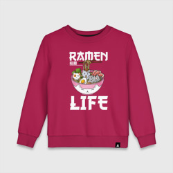 Детский свитшот хлопок Ramen life