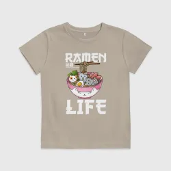 Детская футболка хлопок Ramen life