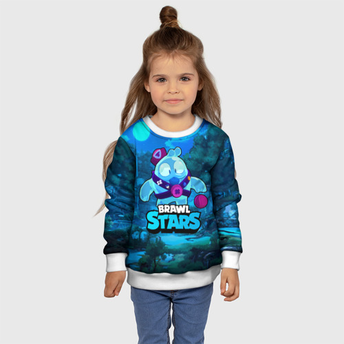 Детский свитшот 3D Сквик Squeak Brawl Stars, цвет 3D печать - фото 7