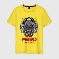 Мужская футболка хлопок Metro противогаз