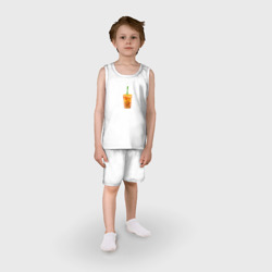 Детская пижама с шортами хлопок Фруктовый коктейль - фото 2