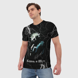 Мужская футболка 3D Король и Шут: молния - фото 2