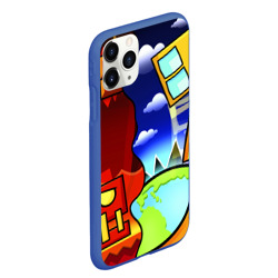 Чехол для iPhone 11 Pro Max матовый Geometry Dash геометри Даш - фото 2