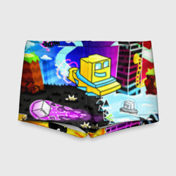 Детские купальные плавки 3D Geometry Dash геометри Даш