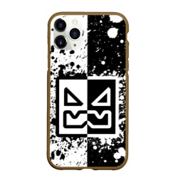 Чехол для iPhone 11 Pro Max матовый Geometry Dash геометри Даш