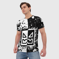 Мужская футболка 3D Geometry Dash геометри Даш - фото 2