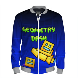 Мужской бомбер 3D Geometry Dash геометри Даш