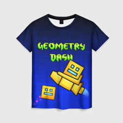 Женская футболка 3D Geometry Dash геометри Даш