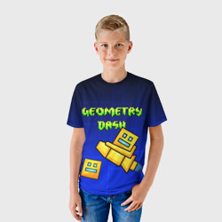 Детская футболка 3D Geometry Dash геометри Даш - фото 2