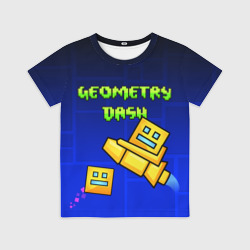 Детская футболка 3D Geometry Dash геометри Даш