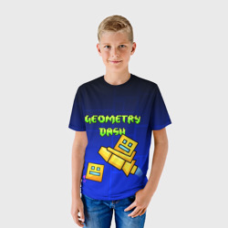 Детская футболка 3D Geometry Dash геометри Даш - фото 2
