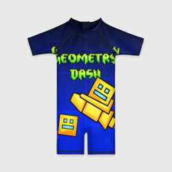 Детский купальный костюм 3D Geometry Dash геометри Даш