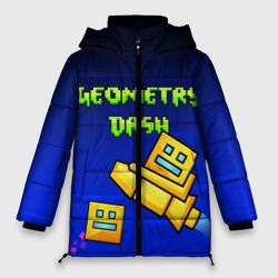 Женская зимняя куртка Oversize Geometry Dash геометри Даш