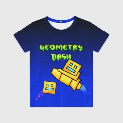 Детская футболка 3D Geometry Dash геометри Даш