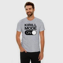 Мужская футболка хлопок Slim Kirill Mode On - фото 2