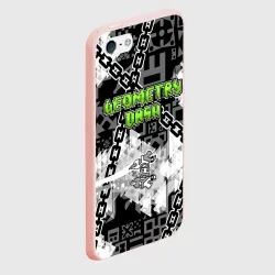Чехол для iPhone 5/5S матовый Geometry Dash - chains - фото 2