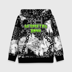 Детская толстовка 3D Geometry Dash - chains