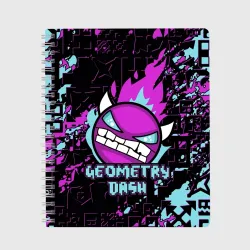 Тетрадь Geometry Dash angry smiley face