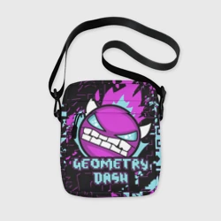 Сумка через плечо 3D Geometry Dash angry smiley face