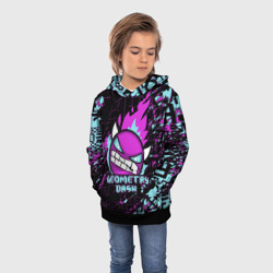 Детская толстовка 3D Geometry Dash angry smiley face - фото 2