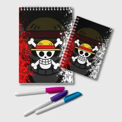 Блокнот One piece Ван Пис череп