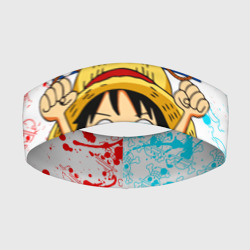 Повязка на голову 3D One piece Ван Пис glitch