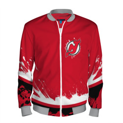 Мужской бомбер 3D New Jersey Devils Ink