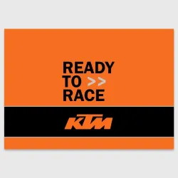 Поздравительная открытка KTM ready to race