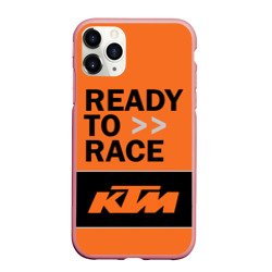 Чехол для iPhone 11 Pro Max матовый KTM ready to race