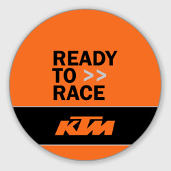 Круглый коврик для мышки KTM ready to race