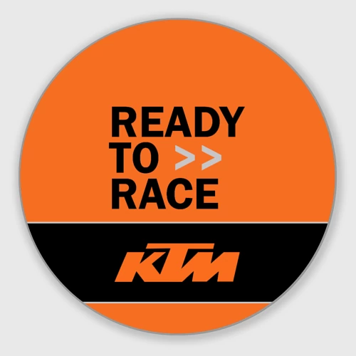 Круглый коврик для мышки KTM ready to race