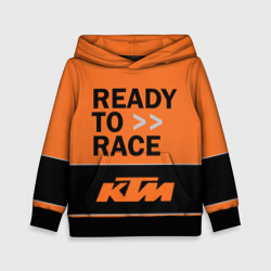 Детская толстовка 3D KTM ready to race