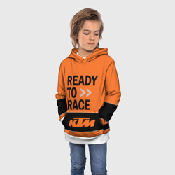 Детская толстовка 3D KTM ready to race - фото 2