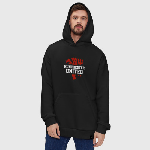 Худи SuperOversize хлопок Manchester United Red Devils - фото 5