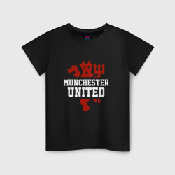 Детская футболка хлопок Manchester United Red Devils