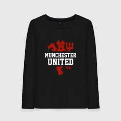 Женский лонгслив хлопок Manchester United Red Devils