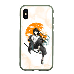 Чехол для iPhone XS Max матовый Муичиро Токито Kimetsu no Yaiba