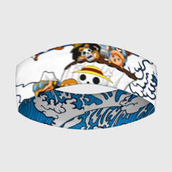 Повязка на голову 3D One piece Ван Пис море