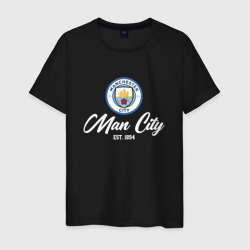 Мужская футболка хлопок MAN city Est.1894