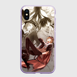 Чехол для iPhone XS Max матовый Чуя Накахара