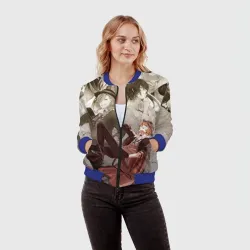 Женский бомбер 3D Чуя Накахара - фото 2