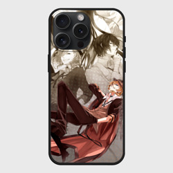 Чехол силиконовый для Apple iPhone 15 Pro Мax матовый Чуя Накахара