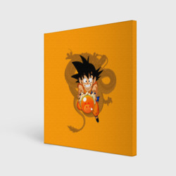 Холст квадратный Kid Goku