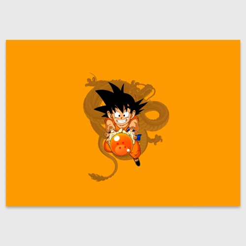 Поздравительная открытка Kid Goku